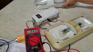 RV LIGHTING Get longer Battery life by using LED Lighting in your RV Boat [upl. by Htrag]