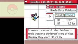 How to get Chatot in Pokemon SoulSilver [upl. by Eenobe]