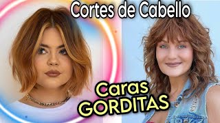 Los MEJORES CORTES de PELO para GORDITAS con PAPADA CARA REDONDA y CUELLO CORTO Perfila el Rostro [upl. by Broeder]