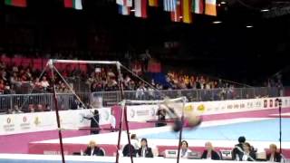 Larisa IORDACHE ROU Bars Senior Qualification European Gymnastics Championships 2012 [upl. by Nahtanoj]