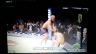 Demetrious Johnson vs Henry Cejudo 1 round TKO UFC 197 [upl. by Ylim]