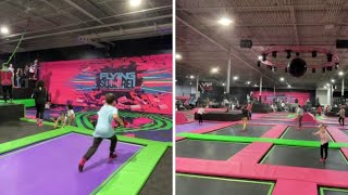 The Worlds Largest Indoor Trampoline ParkFlying Squirrel Hamilton [upl. by Ahsenet61]