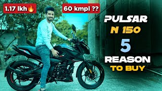 Pulsar N 150 new model 2023  Ride review  Best 150cc bike [upl. by Jorie]