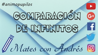 Límites  Comparación de infinitos exponenciales polinómicas y logarítmicas [upl. by Ettereve721]