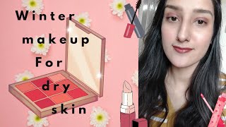 winter makeup for dry skin 5 minutes makeup  BeingDiyaa [upl. by Nytsuj]