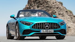 New 2023 Mercedes AMG SL 43 Roadster  First Visual Review [upl. by Woods]