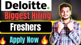 Deloitte  EY Biggest Hiring  Latest Freshers  OFF Campus Drive For 2024  2023  2022 Batch [upl. by Hsenid]