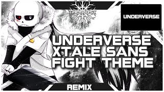 Underverse XTaleSansCross Fight Theme A FrostFM Dark Remix [upl. by Goldin]