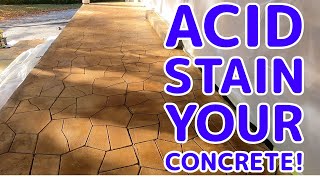 Acid Staining Concrete [upl. by Eannyl713]