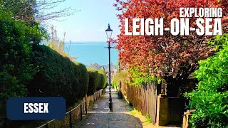 Exploring LeighonSea  Historic Essex Fishing Village  Lets Walk [upl. by Lednew108]