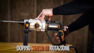 WORX WX332 Martello Demolitore 220V  Italiano  wwwworxcom [upl. by Keverne88]