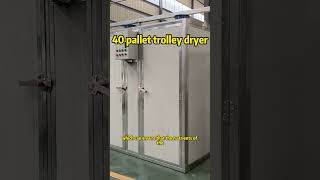 40 pallet trolley dryer food [upl. by Oicul]