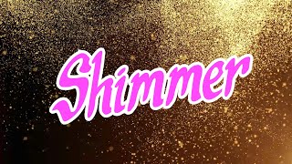 Shimmer Sound Effect  Gold Glitter SFX [upl. by Kenn707]