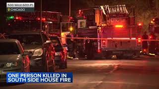 72yearold man dies after South Side house fire medical examiner [upl. by Himelman]