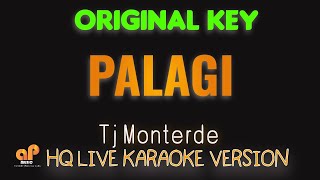 PALAGI  Tj Monterde HQ KARAOKE VERSION [upl. by Leckie]