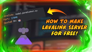 How To Make Free Private Lavalink Server  Paradise Hosting  247 Free [upl. by Ettennej550]