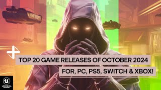 Top 20 Game Releases of October 2024 for PC PS5 Switch amp Xbox [upl. by Pollie177]