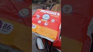 Huggies baby diaper S sizeFrom Flipkart open box delivery [upl. by Aiderfla]