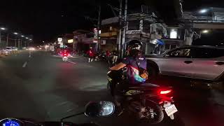 Marilaque Solo Night Ride  XSR155  Insta360 Ace Pro  8D Music [upl. by Sigismond]