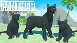 Panther Family Simulator 3D  Juegos de Animales [upl. by Anilatsyrc]