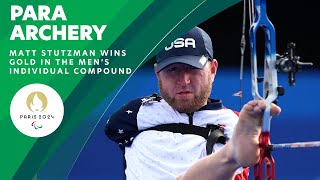 Matt Stutzman Hits Incredible Bullseye In The Mens Compound Archery 🇺🇸  Paralympic Games [upl. by Frank]