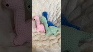 Crochet Brontosaurus for My Next Shop Restock🦕🥰 shorts crochet dinosaur handmade [upl. by Schilling28]