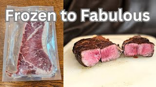 Is Cooking a Frozen Steak Better [upl. by Shriner608]