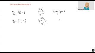 Skracanie ułamków zwykłych [upl. by Irreg]