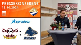 18102024  Pressekonferenz  ESV Buchloe vs ESC Riverrats Geretsried [upl. by Adnwahsar]