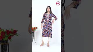 Trending Cotton Kurtis Wholesale  Bhakti kala creation shorts kurtismanufcturer [upl. by Icart29]