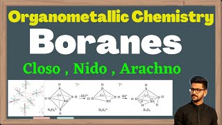 Boranes  Organometaliic Compounds  Metal Carbonyls  Clusters  CSIRNET  GATE  IIT JAM [upl. by Lednik166]