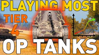 Playing the MOST OP Tier 4s in World of Tanks [upl. by Annecorinne203]