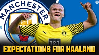 What to expect from Erling Haaland at Manchester City  CBS Sports HQ [upl. by Haidabez]