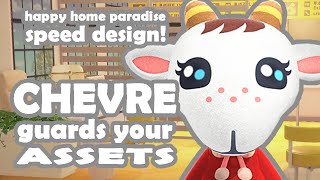 Chevre Guards Your Assets  ACNH Happy Home Paradise Speedbuild [upl. by Andreana]