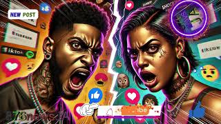 Jamaican TikTok Feud 1Bams vs Rojay Official [upl. by Ahsinet]