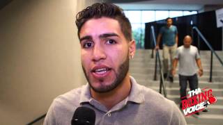 Prichard Colon Talks Fighting On GarciaMalignaggi Card [upl. by Ocsic]