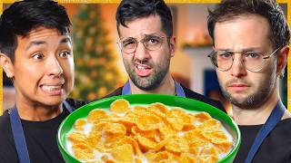 Try Guys Make Cereal Without A Recipe [upl. by Ehrman]