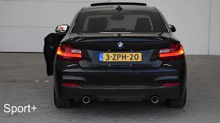 BMW 228i with 235i MPerformance exhaust LAUNCH CONTROL AND REVS [upl. by Llenrev]