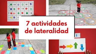 7 ACTIVIDADES DE LATERALIDAD  ORIENTACIÓN ESPACIAL [upl. by Ramedlav703]