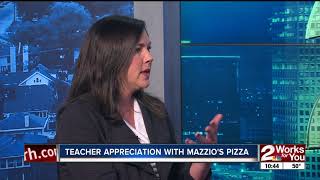 Teacher Appreciation with Mazzios Pizza will begin March 20 58pm Teachers and Admin eat FREE [upl. by Ornstead]