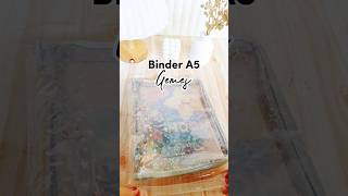 Unboxing Binder A5 bindera5 bindera5lucu bindera5transparan bindera5sleting diybindermewarnai [upl. by Yung]