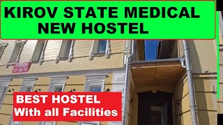 Kirov State Medical University HOSTEL  NEW HOSTEL OF KIROV STATE MEDICAL UNIVERSITY  Must Watch [upl. by Newkirk]