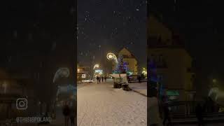 Poland snofall at zakopane 2024 First snowall best momemnts poland snofall [upl. by Oaks]