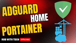 AdGuard Home docker container install with Portainer quick and easy guide [upl. by Theran]