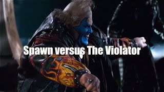 Spawn VS The Violator  Long Hard Road Out of Hell [upl. by Winnick]