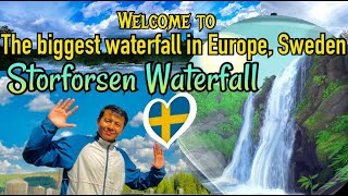 Holiday trip to Storforsen Waterfall Sweden [upl. by Marra]