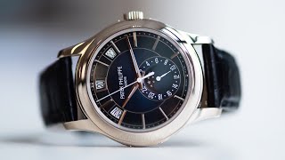 Review Patek Philippe Annual Calendar Ref 5205G 013 [upl. by Pampuch]