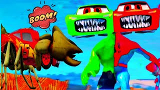 Lightning McQueen Megamix Big Monsters🔥  Coffin Dance Song Cover [upl. by Jonme]