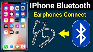 How To Connect Bluetooth Earphones To iPhone  iPhone Me Bluetooth Earphone Kaise Connect Kare [upl. by Mercado]