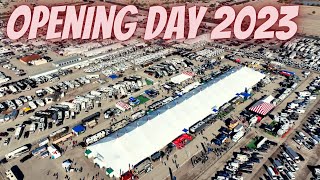 Big Tent Quartzsite RV Show Big Crowds [upl. by Corena]